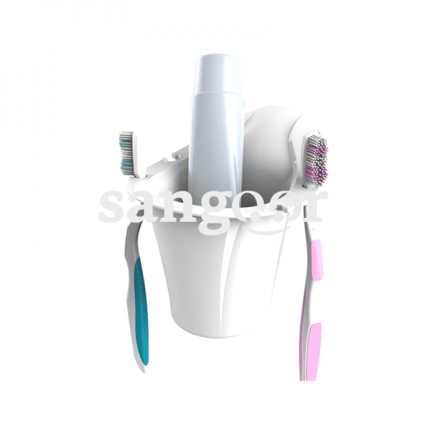 BAMA VERRE PORTE BROSSE A DENT OPAQUE BLANC