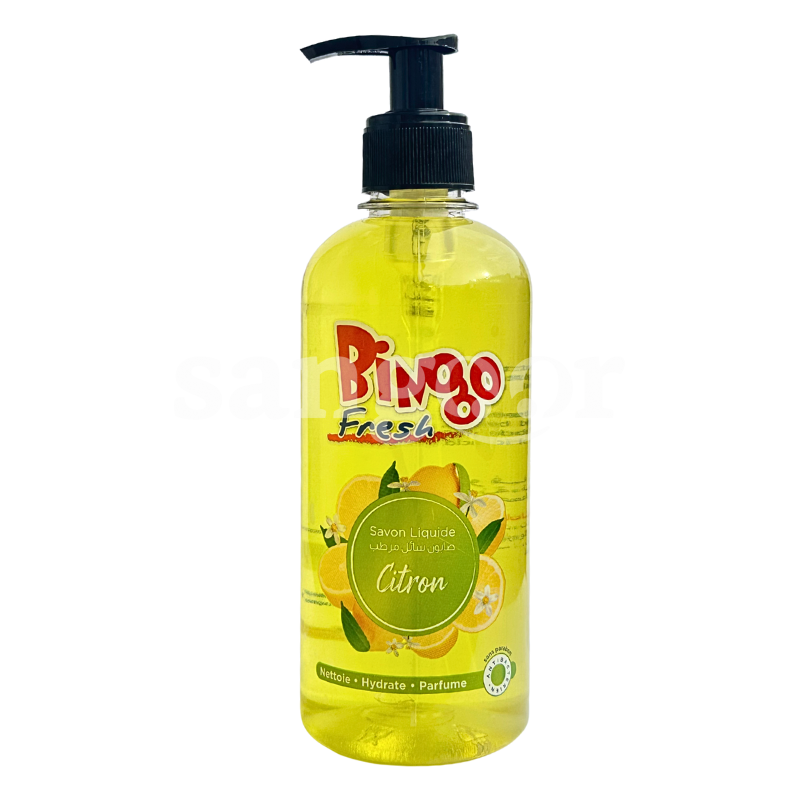 BINGO SAVON LIQUIDE 400ML CITRON VERT BINGO-SAVON-LIQUIDE-400ML-CITRON-VERT.png Prix Tunisie
