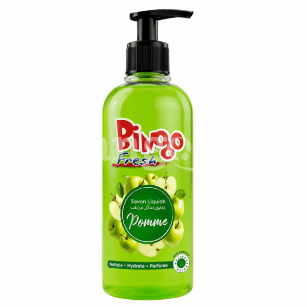 BINGO SAVON LIQUIDE 400ML POMME Prix Tunisie