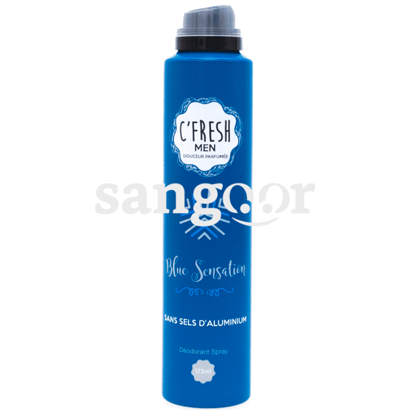 C FRESH DEODORANT BLUE SENSATION 175ML.