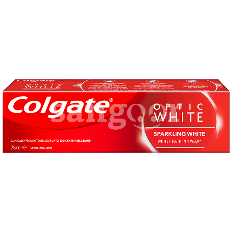 COLGATE DENTIFRICE 75ML OPTIC WHITE SPARKLING COLGATE-DENTIFRICE-75ML-OPTIC-WHITE-SPARKLING.png.Prix Tunisie