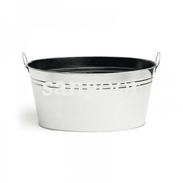 COMAS SEAU INOX EN ACIER GALVANISE 24L