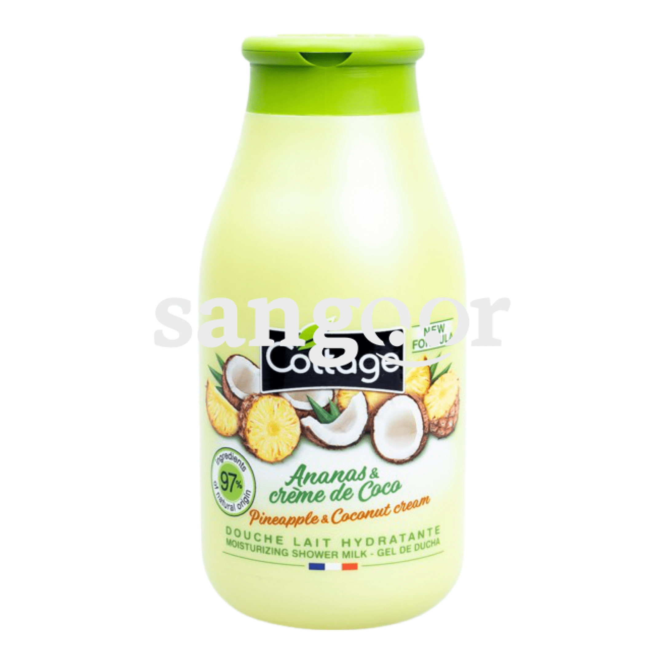 COTTAGE GEL DOUCHE LAIT ANANAS ET CREME DE COCO 250ML COTTAGE GEL DOUCHE LAIT ANANAS ET CREME DE COCO 250ML