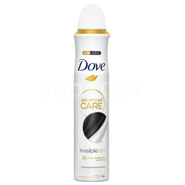 DOVE-DEODORANT-200ML-INVISIBLE-DRY.png.Prix Tunisie