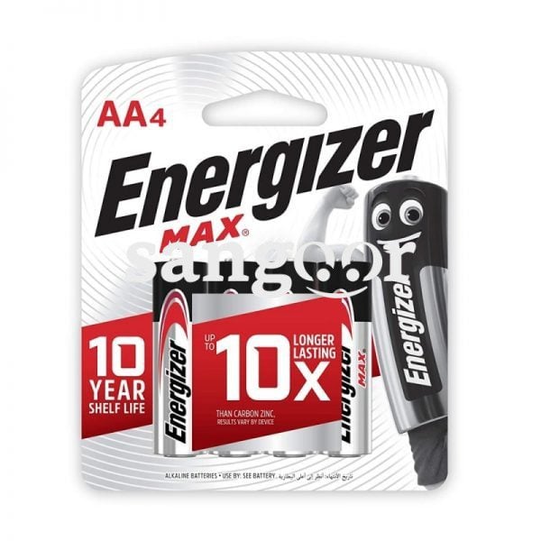 ENERGIZER PILE AA E91 BP4