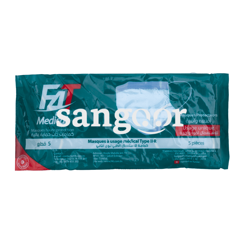 F4T MASQUES MEDICALE 5PCS