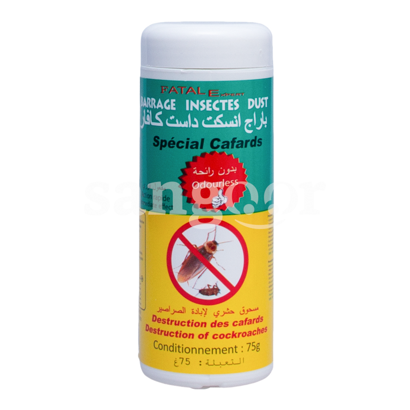 FATALEXPERT BARRIERE INSECTES DUST CAFARD 75GR FATALEXPERT-BARRIERE-INSECTES-DUST-CAFARD-75GR-1.png Prix Tunisie