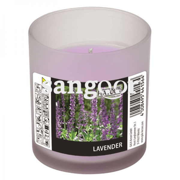FLAVOUR BOUGIE EN VERRE 70 77MM PARFUME LAVANDE