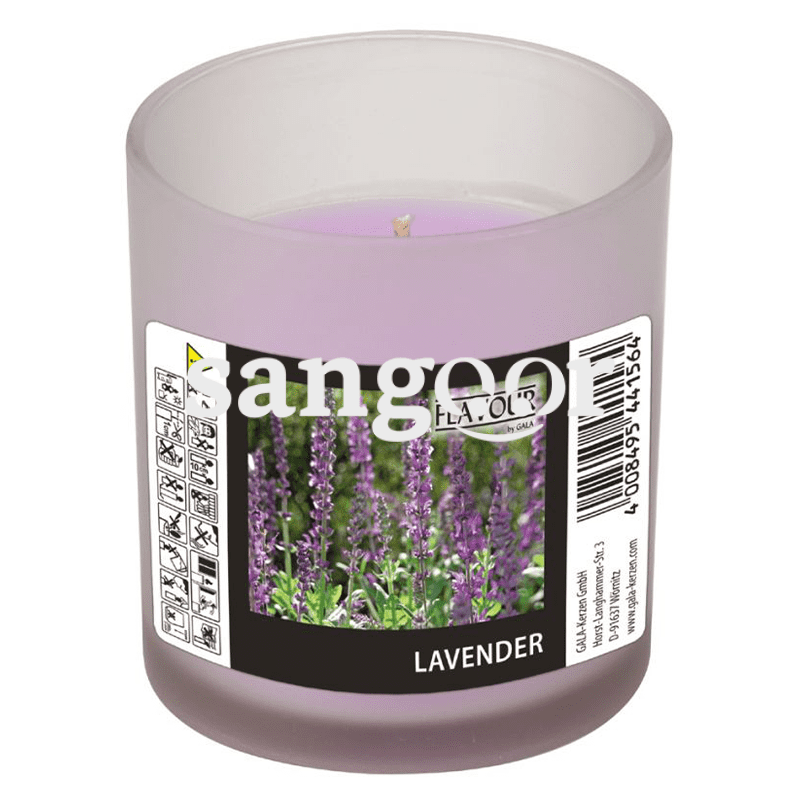 FLAVOUR BOUGIE EN VERRE 70 77MM PARFUME LAVANDE FLAVOUR BOUGIE EN VERRE 70 77MM PARFUME LAVANDE