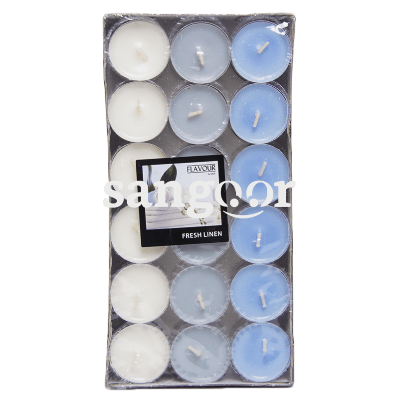 FLAVOUR CHAUFFE PLATS 38MM PARFUME LIGNE FRAIS BLEU 36PCS