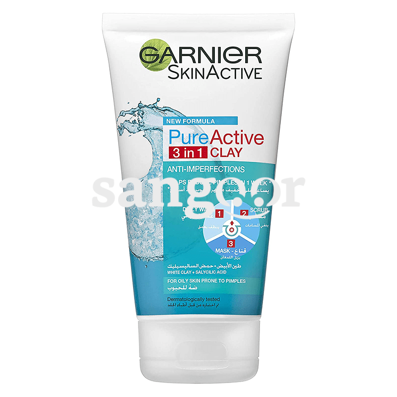GARNIER NETTOYANT PURE ACTIVE 3EN1 GARNIER NETTOYANT PURE ACTIVE 3EN1