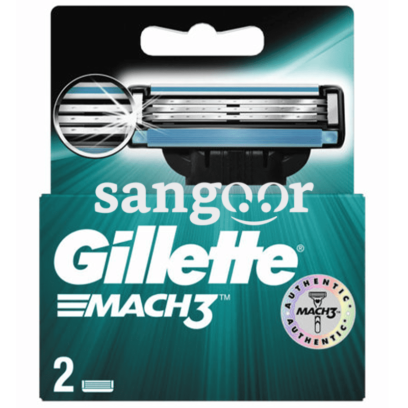 GILLETTE LAMES MACH3 2PCS GILLETTE LAMES MACH3 2PCS