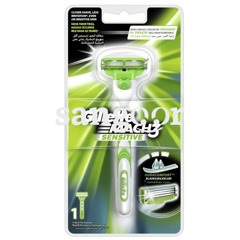 GILLETTE RASOIR MACH3 SENSIBLE 1UP GILLETTE RASOIR MACH3 SENSIBLE 1UP