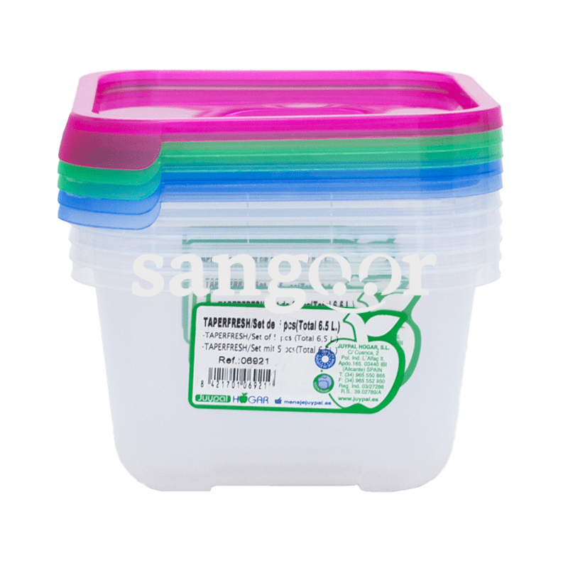 HOGAR-BOITE-CARRE-TAPERFRESH-SET-5P-COLORE1