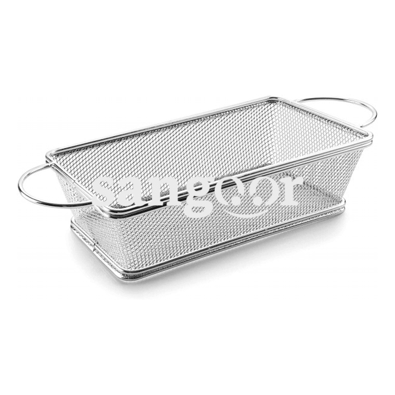 LACOR PANIER RECTANGULAIRE 21 11 6 CM DOUBLE MANCHE LACOR PANIER RECTANGULAIRE 21 11 6 CM DOUBLE MANCHE