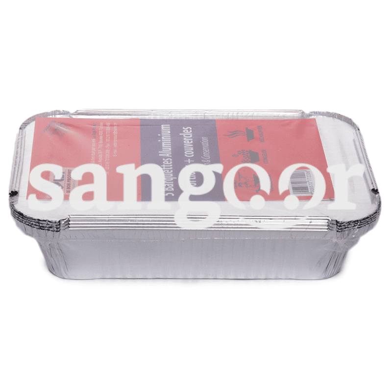 LBP BARQUETTES ALUMINUIM +2 PORTIONS 5PCS