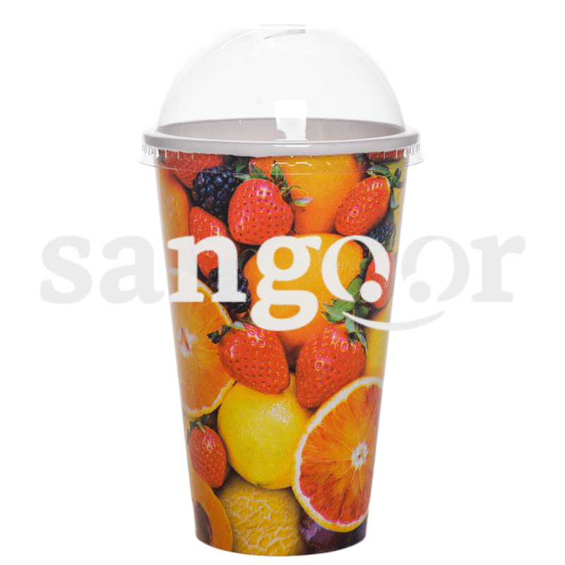 LBP GOBELETS CARTON FRUIT+COUVERCLE 35CL 50PCS