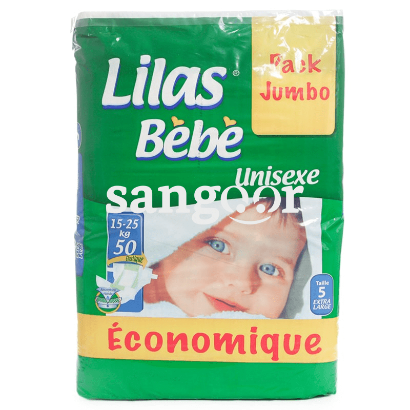 LILAS-COUCHE-BEBE-UNISEX-JUMBO-T5-15-25KG