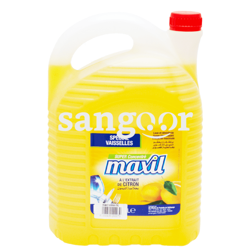 MAXIL-VAISSELLE-CITRON-5L