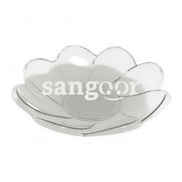 MDS VERRINES PETITES ASSIETTES DAISY TRANSPARENT REF 6118 21 25PCS