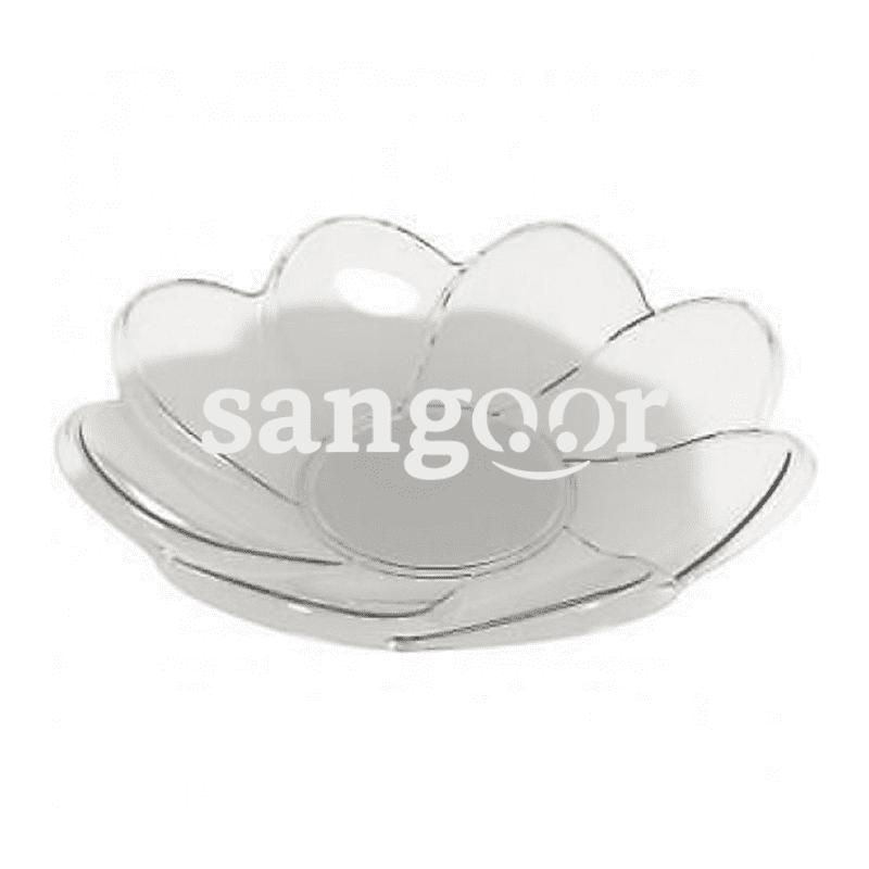 MDS VERRINES PETITES ASSIETTES DAISY TRANSPARENT REF 6118 21 25PCS MDS VERRINES PETITES ASSIETTES DAISY TRANSPARENT REF 6118 21 25PCS