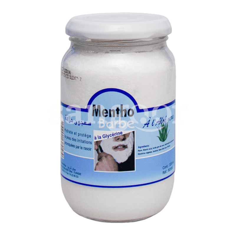 MENTHO BARBE CREME A RASER 320ML MENTHO-BARBE-CREME-A-RASER-320ML-2.png Prix Tunisie