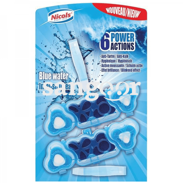 NICOLS MULTI BLOC WC 5IN1 EAU BLEUE 2PCS