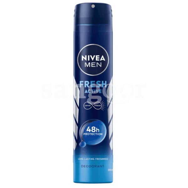 NIVEA-DEODORANT-200ML-FRESH-ACTIVE.png.Prix Tunisie