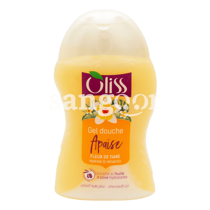 OLISS GEL DOUCHE 400ML FLEUR DE TIARE