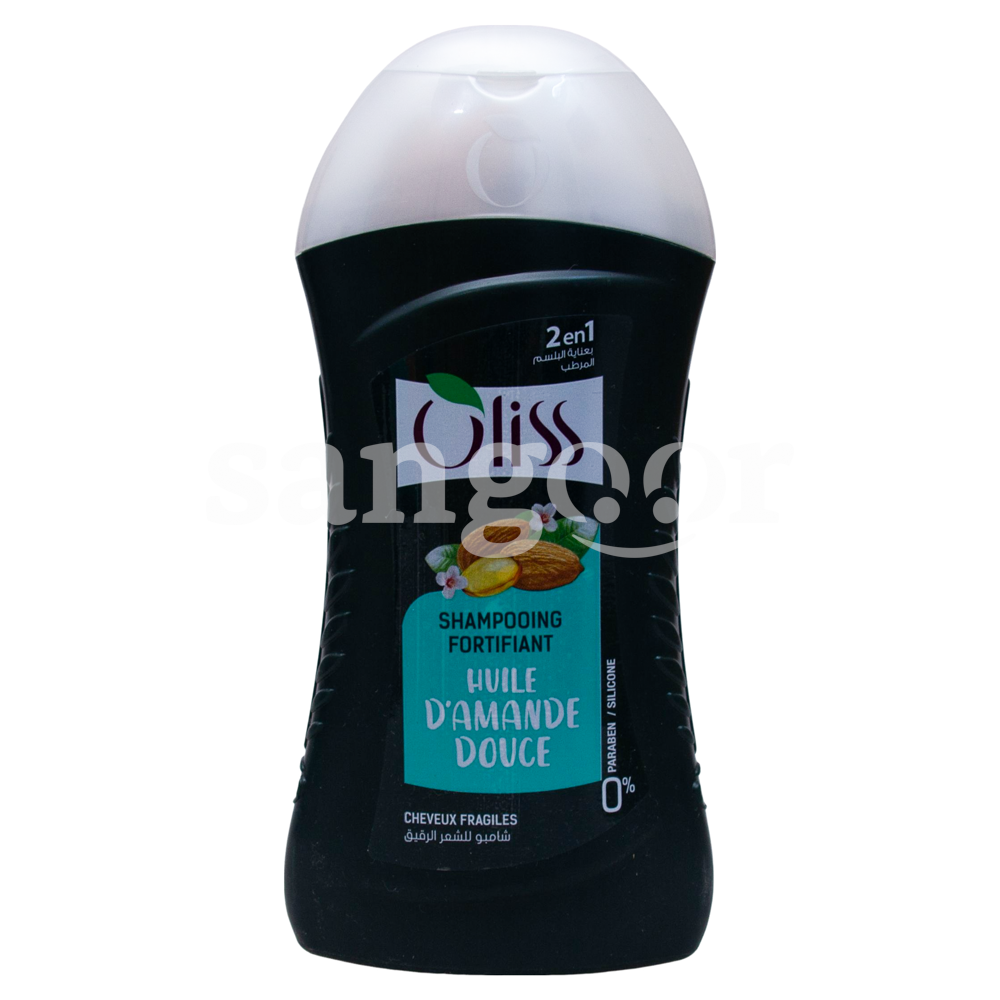 OLISS SHAMPOING 400ML HUILE D AMANDE DOUCE OLISS-SHAMPOING-400ML-HUILE-D-AMANDE-DOUCE.png Prix Tunisie