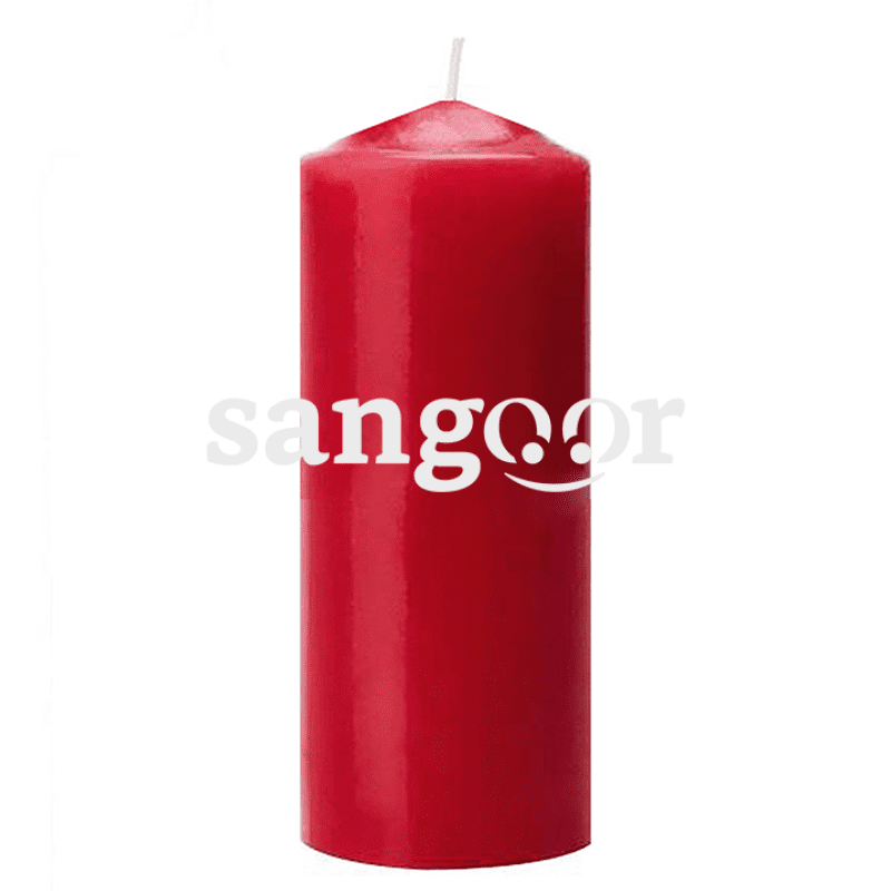 PAP-STAR-BOUGIE-CYLINDRIQUE-60MM-130MM-ROUGE