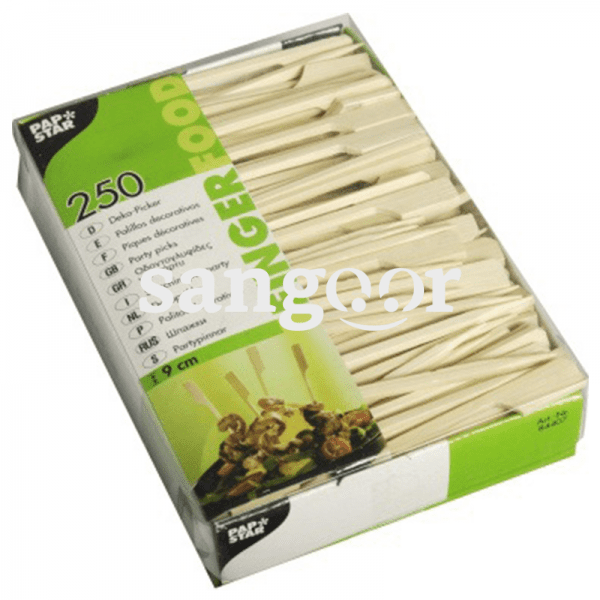 PAP STAR BROCHETTES 9CML MINI BAMBOU 250PCS