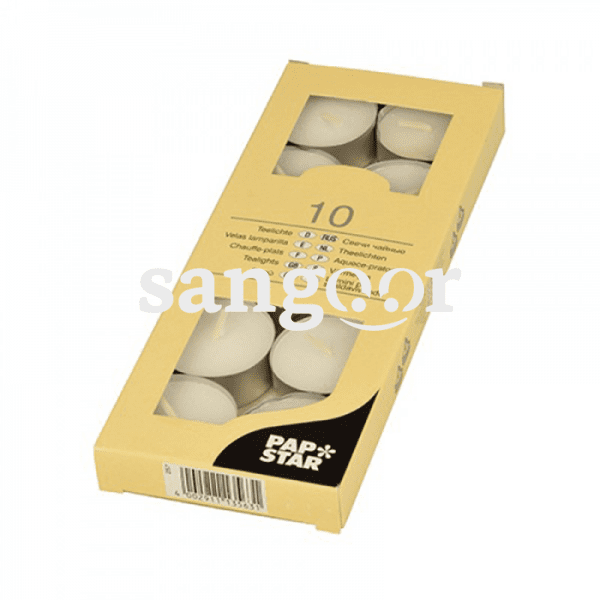 PAP STAR CHAUFFE PLATS 38MM.16MM 10PCS