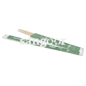 PAP STAR PAIRES DE BAGUETTES 23CM ENVELOPPEES 50PCS
