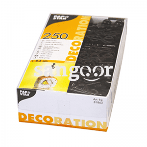 PAP STAR PIQUES DECORATION 8.5CM NOIR MUSIK 250PCS
