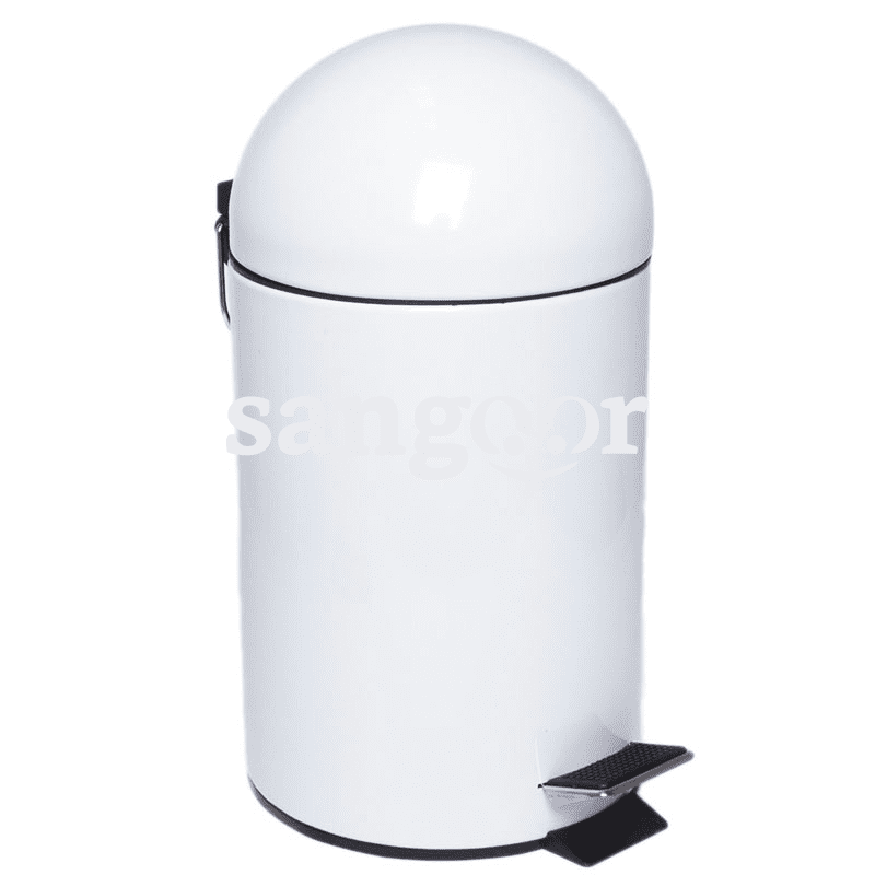 POUBELLE 3L KHOME ROND BLANC (2)