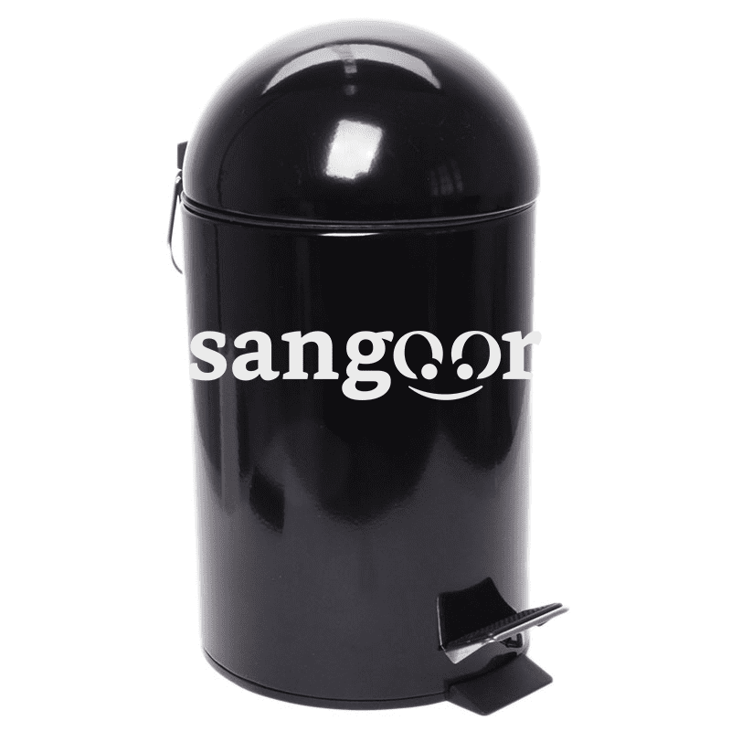 POUBELLE 3L KHOME ROND NOIR (2)
