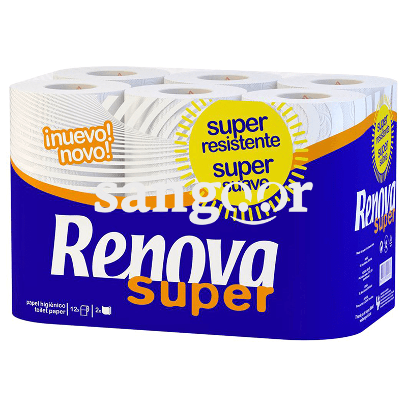 RENOVA-PAPIER-HYGENIQUE-SUPER-BLANC-12PCS