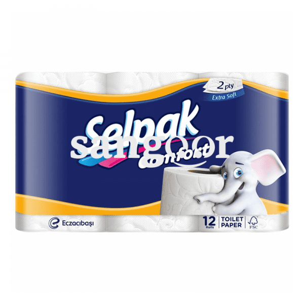 SELPAK PAPIER HYGENIQUE CONFORT 12P