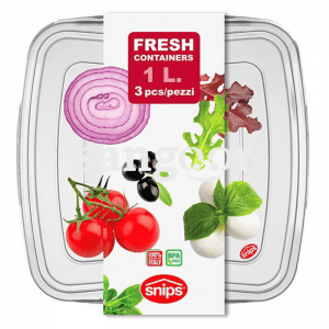 SNIPS CONTAINER CARRE 1L 3P.