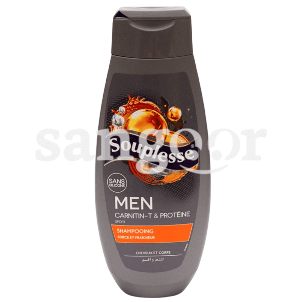 SOUPLESSE SHAMPOING 350ML MEN CARNITIN-T PROTEINE