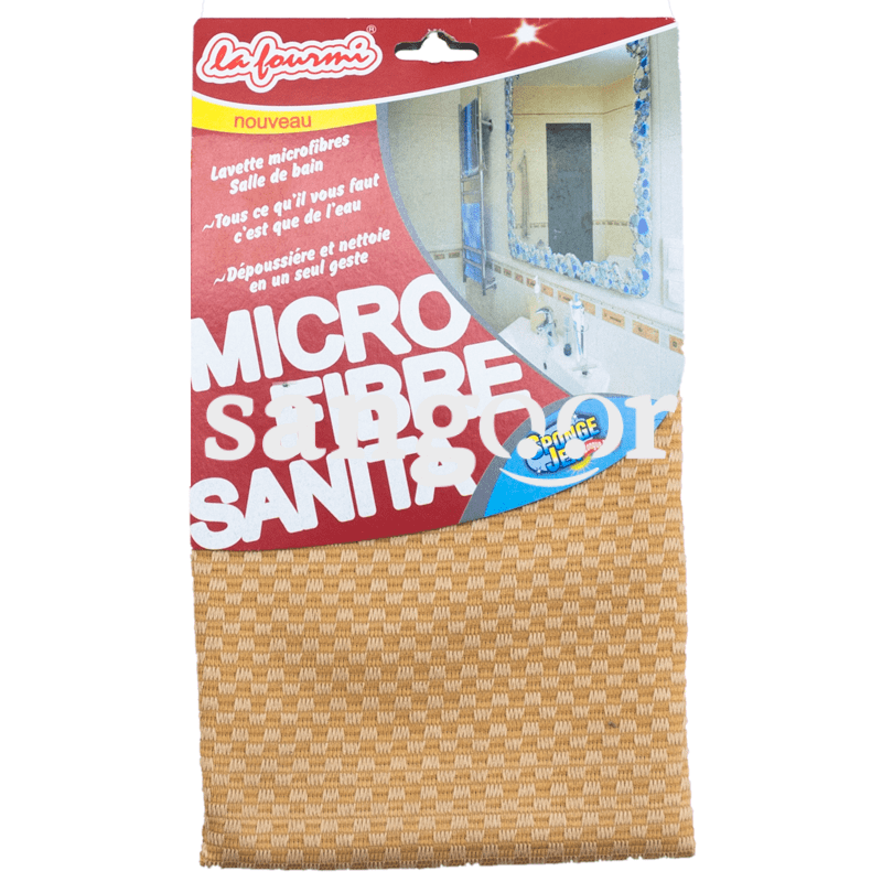 SPONGE JEX EPONGE LAVETTE MICROFIBRE VERT