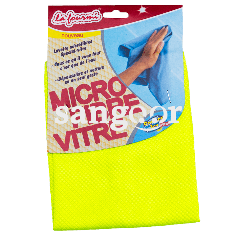 SPONGE JEX EPONGE LAVETTE MICROFIBRE VITRE