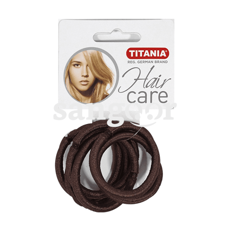 TITANIA-ELASTIQUES-MARRON-6PCS