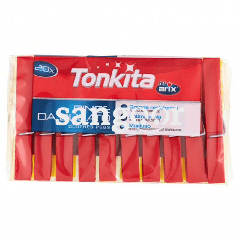 TONKITA-PINCES-A-LINGES-PLASTIQUE-20PCS