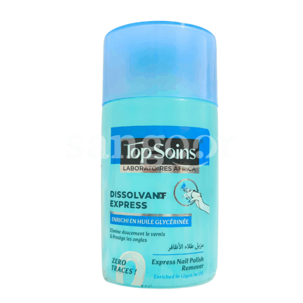 TOP SOINS DISSOLVANT 100ML BLEU Prix Tunisie