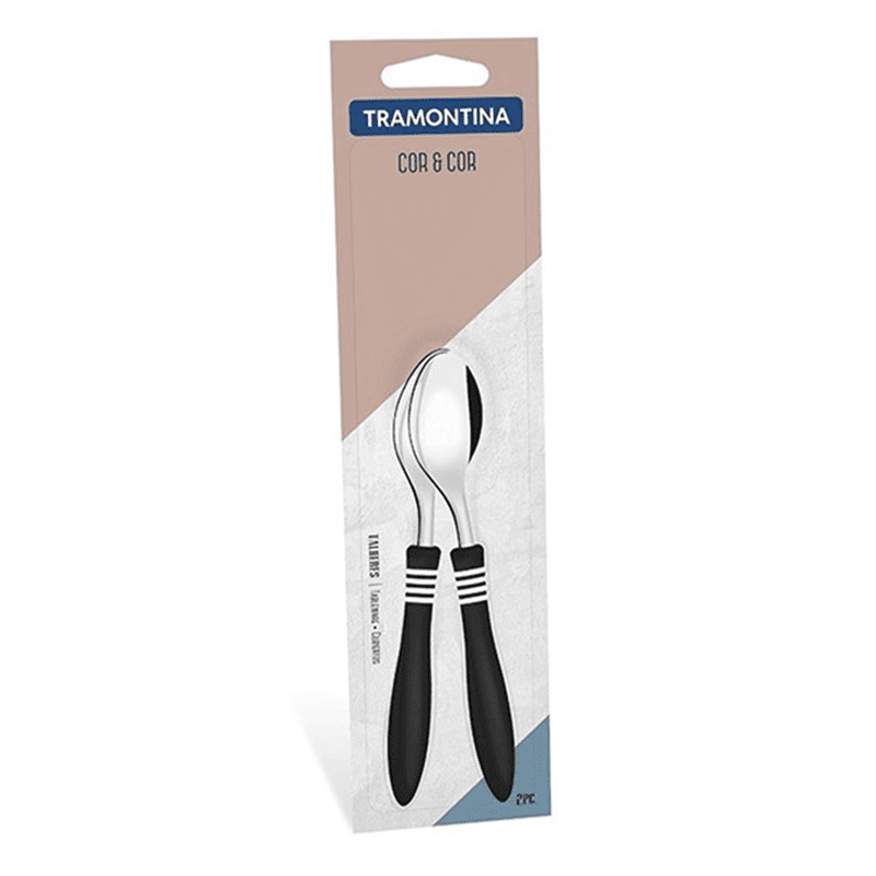 TRAMONTINA-CUILLERES-NOIR-A-CAFFE-COR-ET-COR-2P