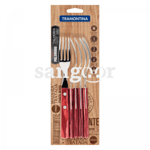 TRAMONTINA FOURCHETTES POLYWOOD 6P.