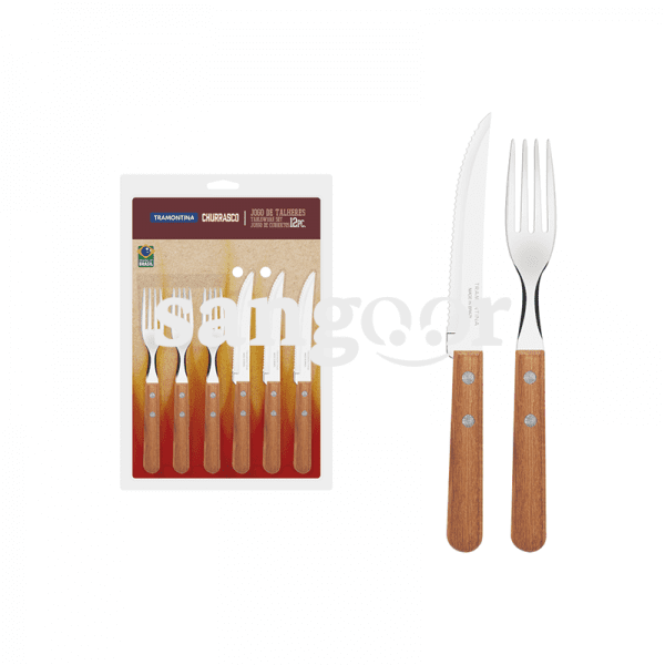 TRAMONTINA SET DE 6 FOURCHETTES6COUTEAUX
