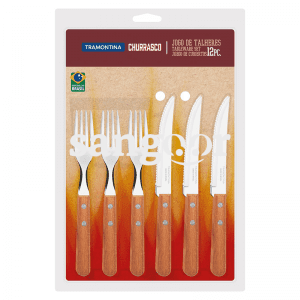 TRAMONTINA SET DE 6 FOURCHETTES6COUTEAUX.